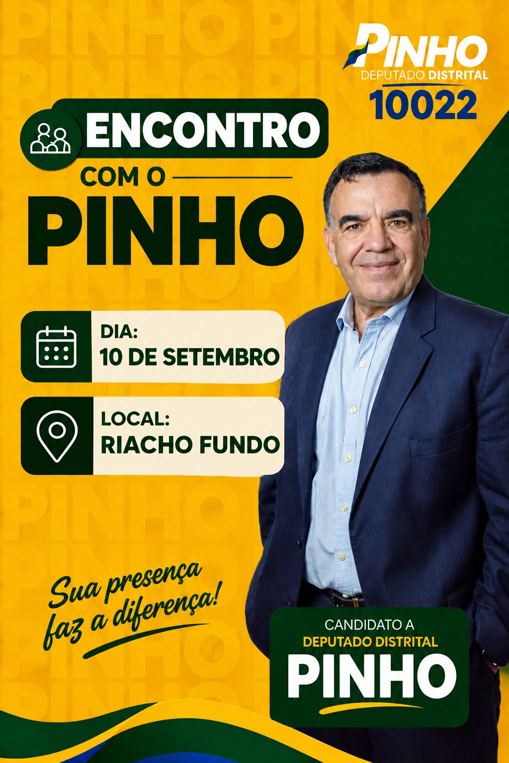 Encontro com o Pinho — Quinta 10 de Setembro, Riacho Fundo