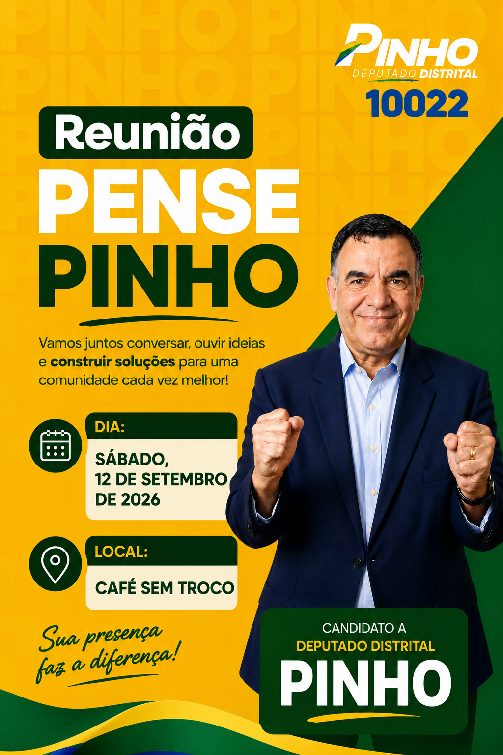 Reunião Pense Pinho — Sábado 12 de Setembro, Café sem Troco