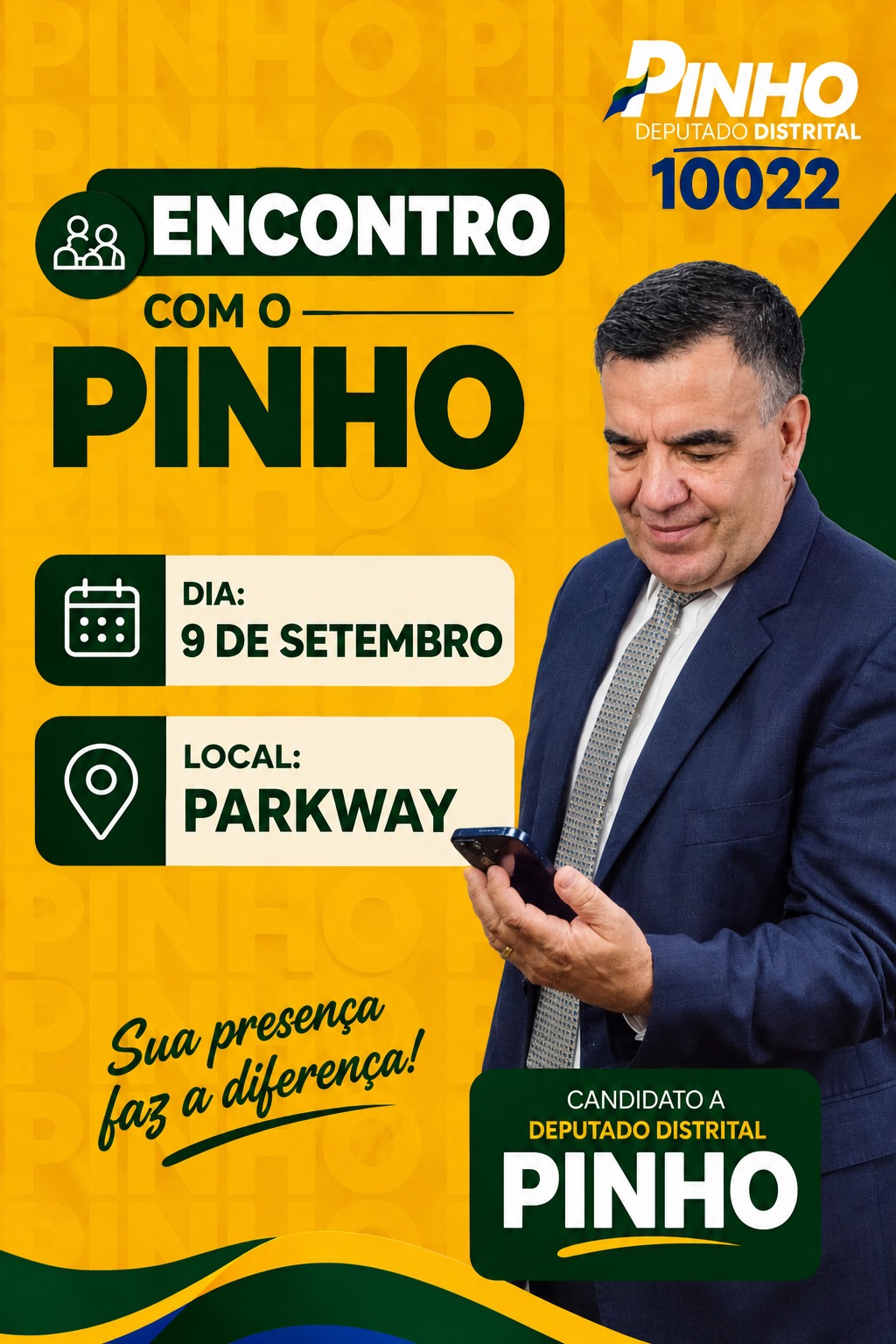 Encontro com o Pinho — Quarta 9 de Setembro, Parkway
