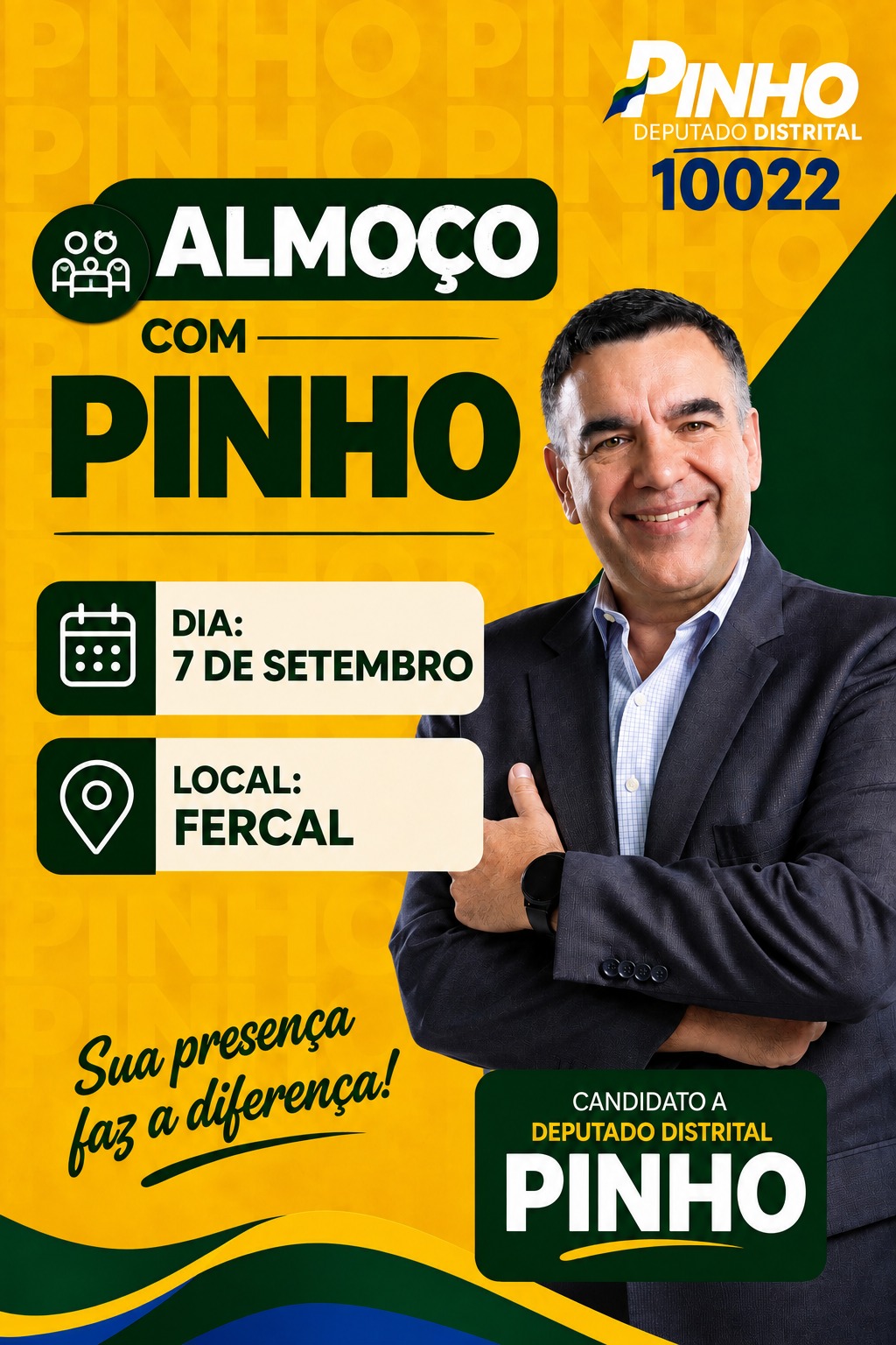 Almoço com Pinho — Segunda 7 de Setembro, Fercal